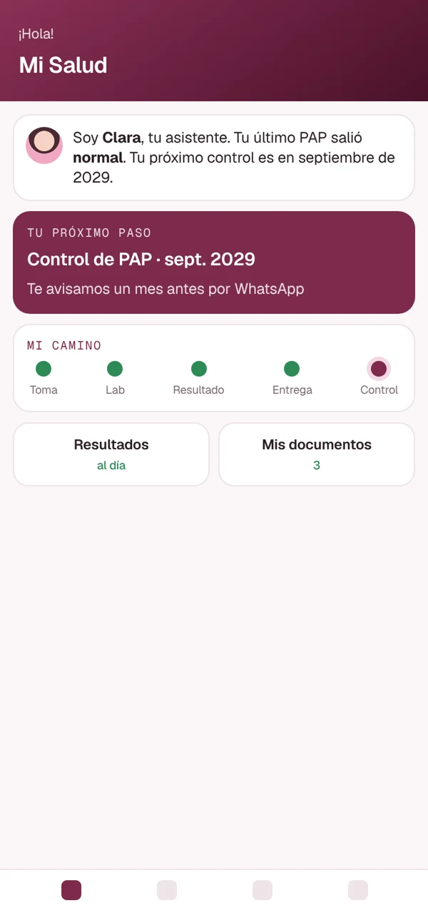 App de SIVEC para el paciente