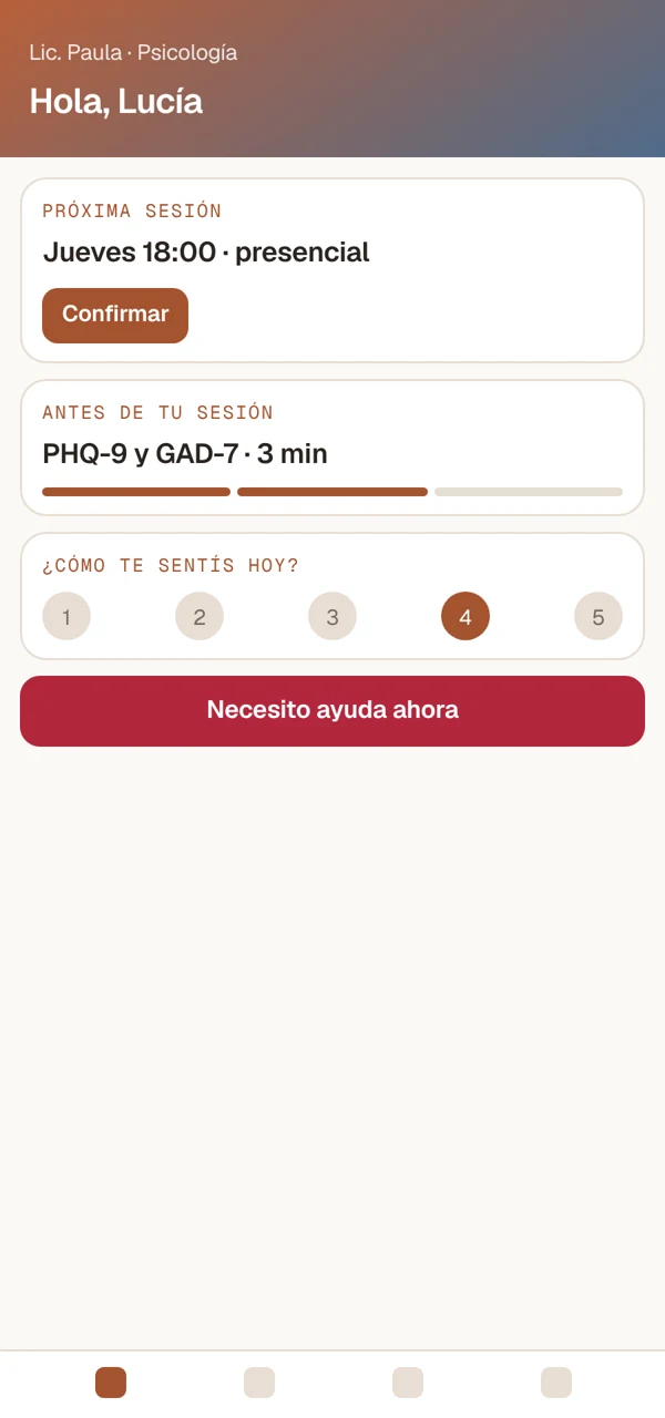 App de Vínculo para el paciente